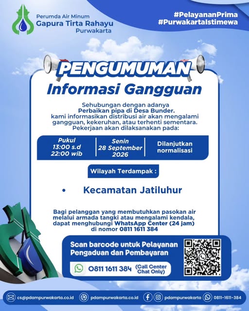 UPDATE INFORMASI GANGGUAN